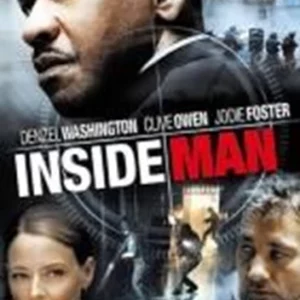 Inside Man Denzel Washington 2006 DVD Top-quality Free UK shipping