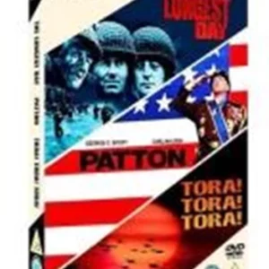 The Longest Day/Patton/Tora! Tora! Tora! John Wayne 2006 DVD Top-quality