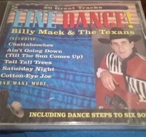 Billy Mack & Texans Line Dance Billy Mack & Texans 1998 CD Top-quality