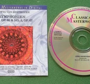 Beethoven Symphonien 4 & 5 Philharmonia Slavonica Various 1997 CD Top-quality