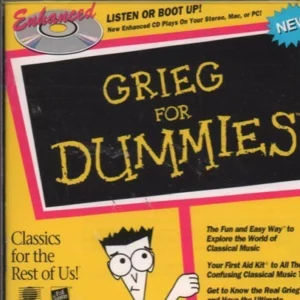 Grieg for Dummies Grieg, E. 1996 CD Top-quality Free UK shipping