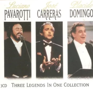 Three Legends in One Collection Pavarotti, Domingo, Carreras 2000 CD Top-quality