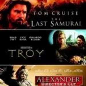 The Last Samurai/Troy/Alexander Tom Cruise 2006 DVD Top-quality