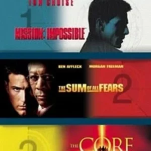 Mission Impossible/the Sum of All Fears/the Core Aaron Eckhart 2004 DVD