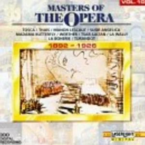 Masters of the Opera 1892-1926 Vol 10. Various 1993 CD Top-quality