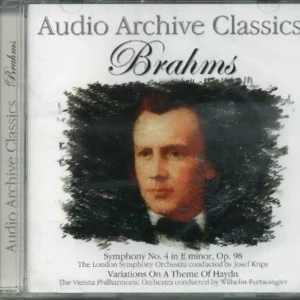 Symphony No. 4 in E Minor Brahms ` New CD Top-quality Free UK shipping