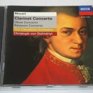 MOZART - Clarinet, Oboe & Basson Concertos Mozart 1995 CD Top-quality