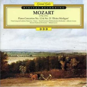 Mozart: Piano Concerto 12 & 21 Wolfgang Amadeus Mozart 1992 CD Top-quality