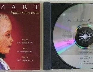 Mozart Piano Concertos Philharmonia Orchestra, Paul Freeman 1992 CD Top-quality