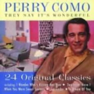 They Say It's Wonderul Perry Como 2003 New CD Top-quality Free UK shipping