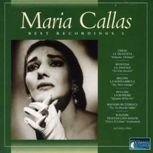 Best Recordings 3 Callas Maria 1997 CD Top-quality Free UK shipping