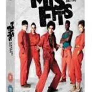 Misfits - Series 1 and 2 Box Set Robert Sheehan 2010 DVD Top-quality