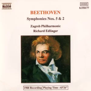 Symphonies 5 & 2 Beethoven 1999 CD Top-quality Free UK shipping