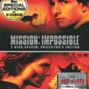 Mission: Impossible 1 And 2 Tom Cruise 2006 DVD Top-quality Free UK shipping