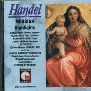 Handel: Messiah-Highlights Various artists 1966 CD Top-quality Free UK shipping