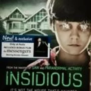 Insidious / Messengers 2011 DVD Top-quality Free UK shipping