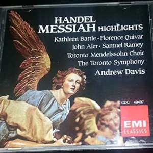 Messiah-Highlights Handel CD Top-quality Free UK shipping