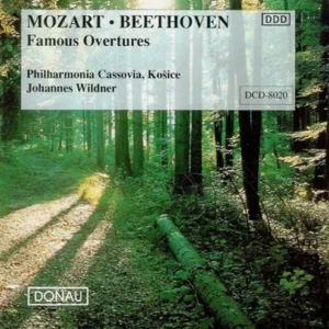 Famous Overtures Mozart / Beethoven / Johannes Wildner 1990 CD Top-quality