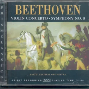 Violin Concero Symphony No. 8 Beethoven 1997 CD Top-quality Free UK shipping