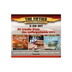 The Fifties: a Decade to Remember Various Artists 2002 CD Top-quality