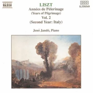 Liszt: Années de Pèlerinage, Vol. 2 Jeno Jando 1993 CD Top-quality