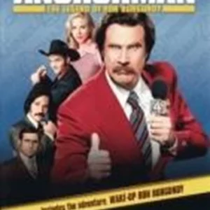 Anchorman: The Legend of Ron Burgundy Steve Carell 2013 DVD Top-quality