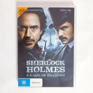 Sherlock Holmes Game of Shadows Robert Downey Jr. 2011 DVD Top-quality