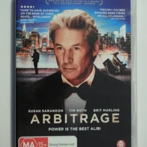 Arbitrage Richard Gere 2012 DVD Top-quality Free UK shipping