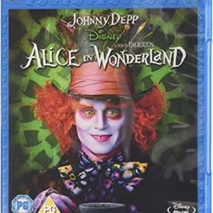 Alice in Wonderland Mia Wasikowska 2012 Blu-ray Top-quality Free UK shipping