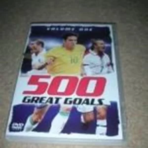 500 Great Goals Volume One 2011 DVD Top-quality Free UK shipping