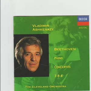 Beethoven - Piano Concertos 3 & 4 Vladimir Ashkenazy 2002 CD Top-quality