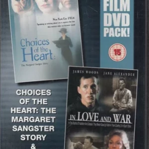 Choices Of The Heart / In Love and War 1986 DVD Top-quality Free UK shipping