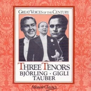 THREE TENORS Björling-Gigli-Tauber Various CD Top-quality Free UK shipping