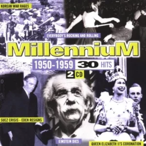 Millennium 1950-1959 Various 1999 CD Top-quality Free UK shipping