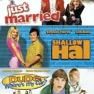 Just Married/Shallow Hal/Dude, Where's My Car? Ashton Kutcher 2004 DVD