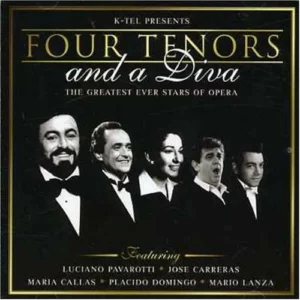 Four Tenors And A Diva Pavarotti Carreras Callas Domingo Lanza 2003 CD