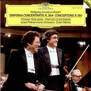 Sinfonia Concertante K364 concertone K190 Wolfgang Amadeus Mozart 1985 Records