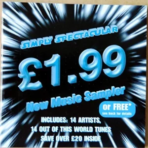 Simply Spectacular £1.99 New Music Sampler Various 1999 CD Top-quality