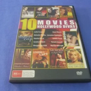 10 Movies Hollywood Divas Jodie Foster DVD Top-quality Free UK shipping