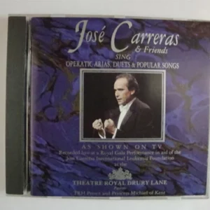 Sing operatic arias JOSE CARRERAS & FRIENDS 1991 CD Top-quality