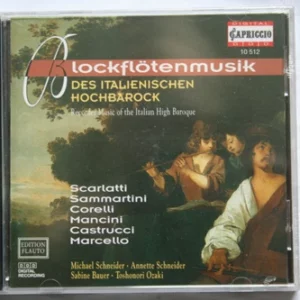 Blockflötenmusik des italienischen Hochbarocks Michael Schneider 2005 CD