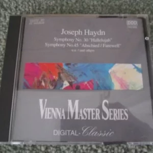 Joseph Haydn Symphony No. 30 "Hallelujah" Symphony No. 45 Joseph Haydn 1992 CD