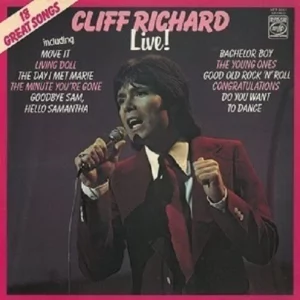 CLIFF RICHARD Live Cliff Richard 1972 Records Top-quality Free UK shipping