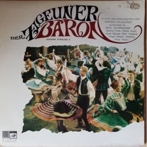 Der Zigeunerbaron Johann Strauss II max sconherr 1966 Records Top-quality