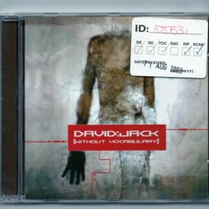 Without Vocabulary David Jack 2003 CD Top-quality Free UK shipping