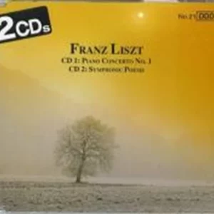 LISZT PIANO CONCERTO NO. 1 & SYMPHONIC POEMS alfred scholz CD Top-quality