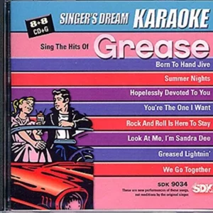 Singer's Dream Karaoke: Grease Karaoke Various Artists CD Top-quality