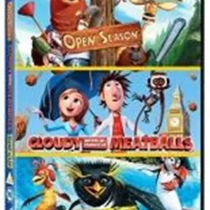 Cloudy With a Chance of Meatballs / Open Season / Surf's Up Bill Hader 2010 DVD