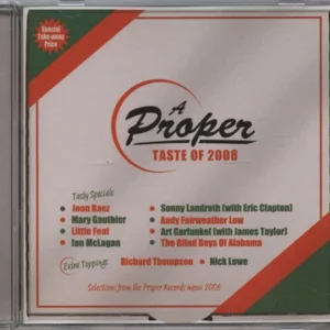 Proper Taste Of 2008 Various 2008 CD Top-quality Free UK shipping