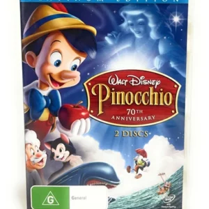 Pinocchio DVD Top-quality Free UK shipping